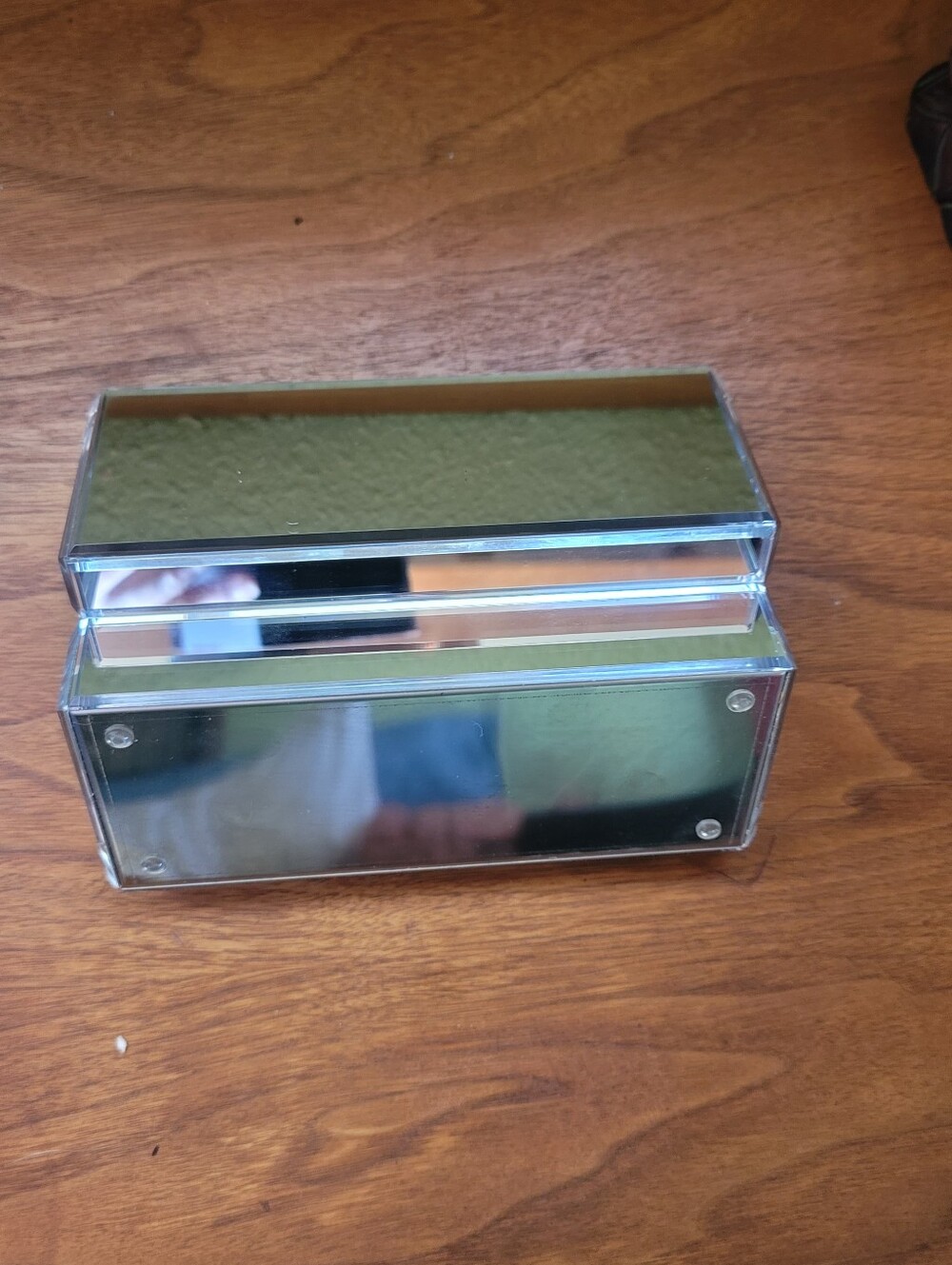 Miu Miu Mirrored Eyeglass Display Case – Silver/Gray - Picture 14 of 14